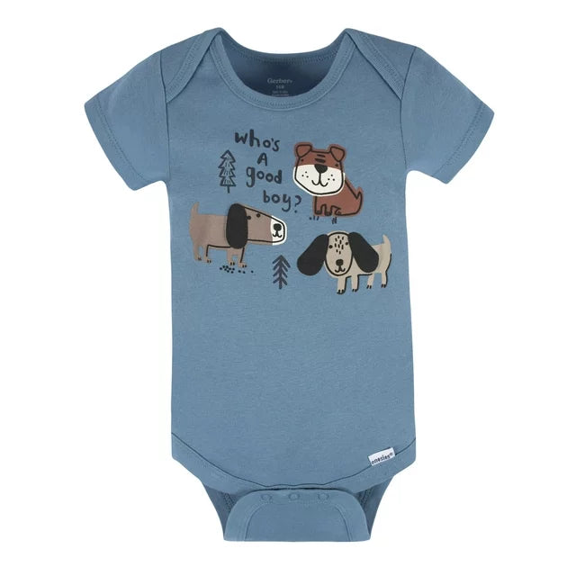 Set Bodies Niño Marca Gerber x 3 Unidades.