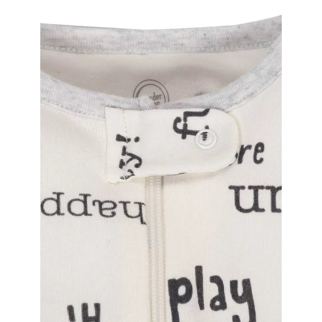 Pijama Unisex con ziper delantero sleep and play
