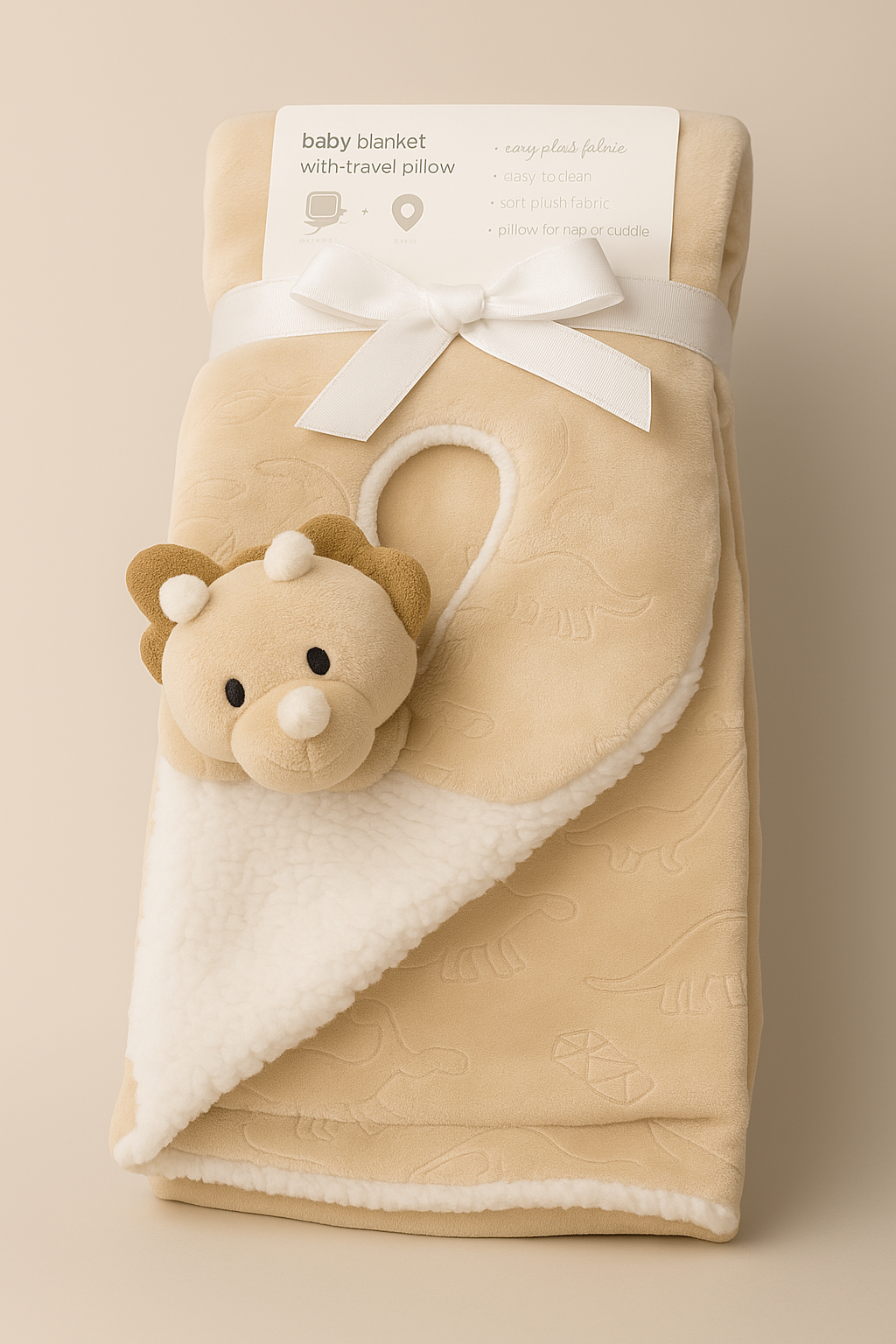 Manta de Bebé con Almohada de Viaje marca Cuddle Time