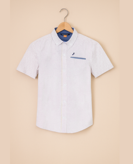Camisa estampado rombos Tipo Casual para niño