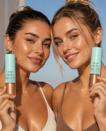Hello Beach Polvo Bronzeador luminoso Montoc