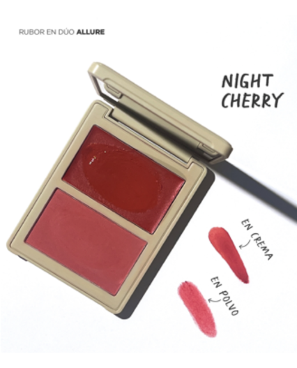 Rubor en Duo ALLURE Crema y polvo compacto Atenea