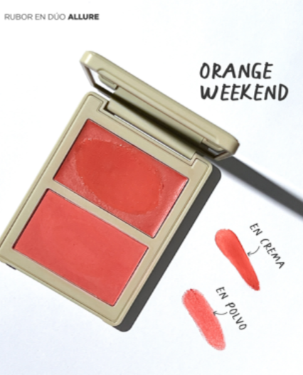 Rubor en Duo ALLURE Crema y polvo compacto Atenea