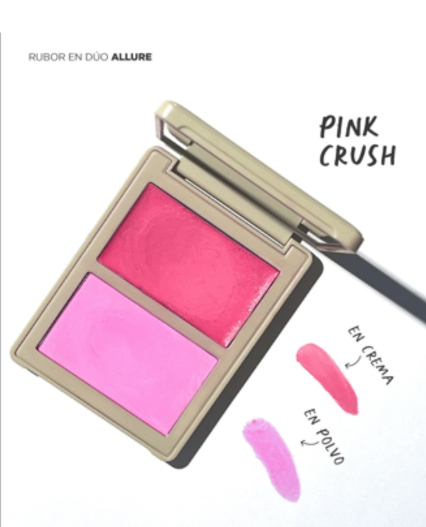Rubor en Duo ALLURE Crema y polvo compacto Atenea