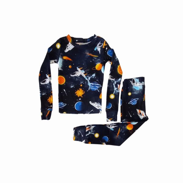 Pijama para niños estampado Planetas marca childrens place