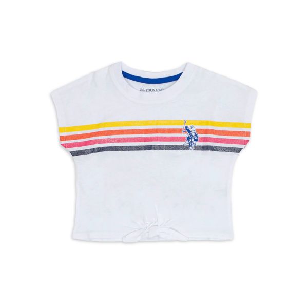 Camiseta Niña estampado rayas marca U.S polo assn