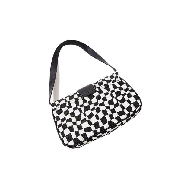 Cartera estampado cuadros