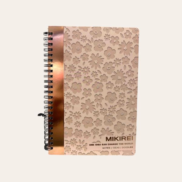 Cuaderno argollado con estampados varios