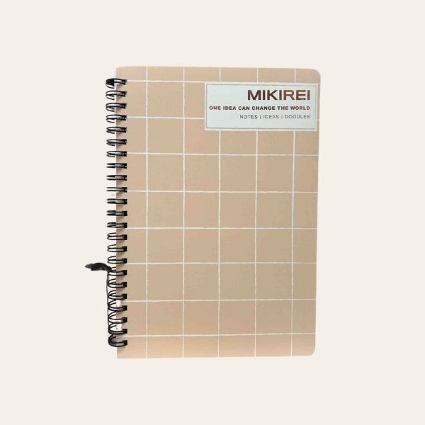 Cuaderno argollado con estampados varios