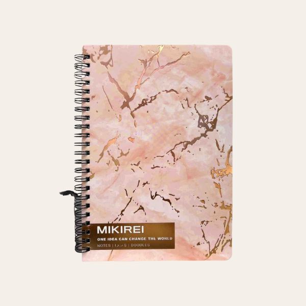 Cuaderno argollado con estampados varios