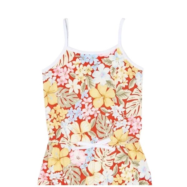 Enterizo de flores short