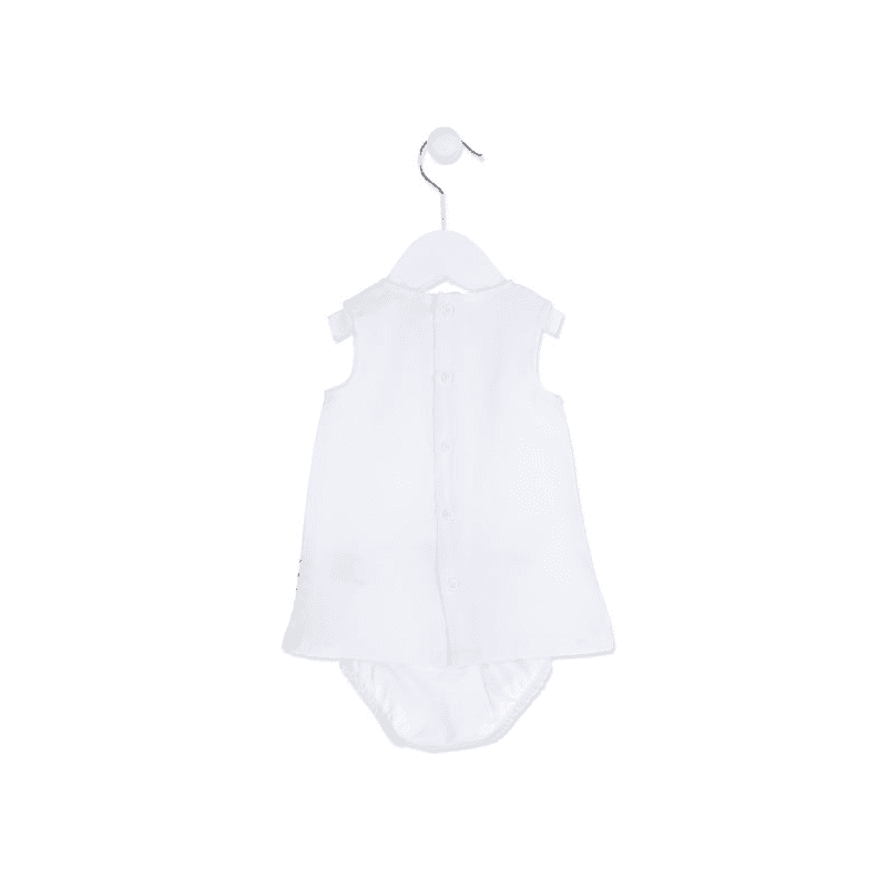Vestido estampado marino bebe niña Losan