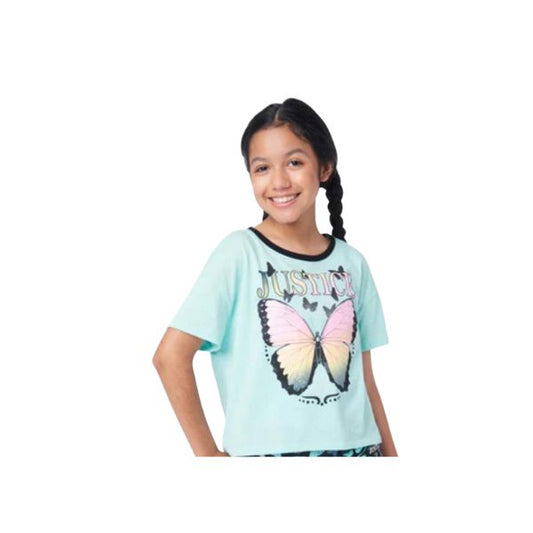 Camiseta estampado mariposa marca Justice