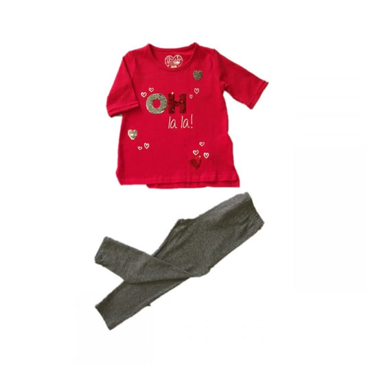 Conjunto Leggins y blusa marca Losan