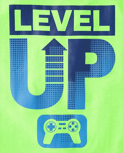 Camiseta estampada Gamer Marca  Childrens place Neón