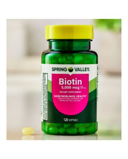 Biotina 5000 mcg Spirng valley 120 pastillas