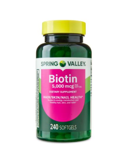 Biotina 5000 mcg Spirng valley 240 pastillas