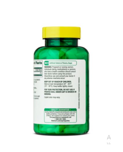 Potasio 99 Mg x 250 Tabletas marca Spring Valley