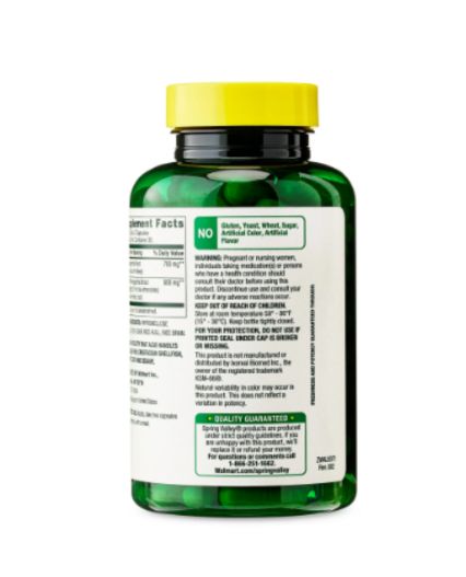 Ashwaghanda extra strenght 1300 mg x 60 pastillas marca Spring Valley