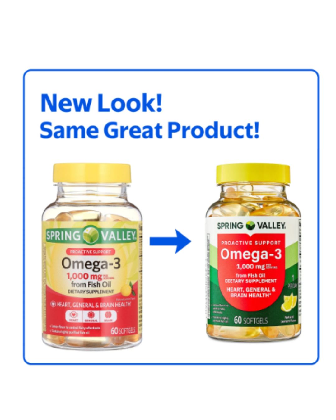 Omega 3 de 1000 mg Spring Valley