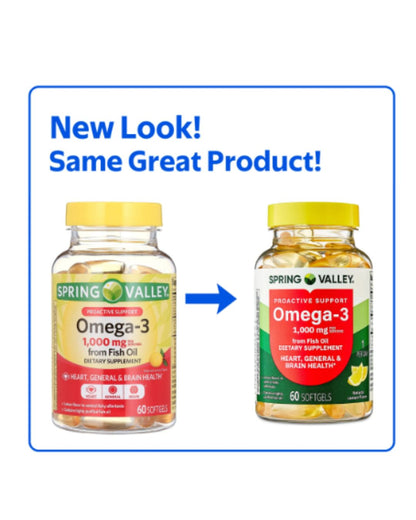 Omega 3 de 1000 mg Spring Valley