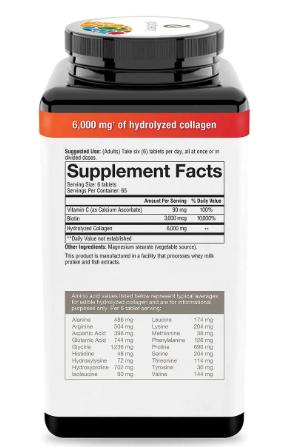 Colágeno + biotina con peptidos marca Youtheory