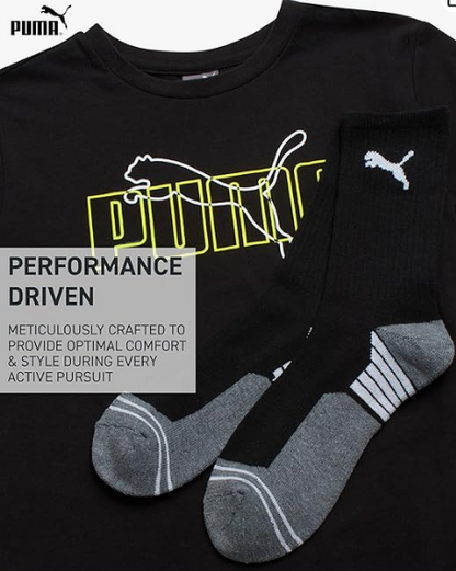 Camiseta Puma para niño con estampado logo y medias