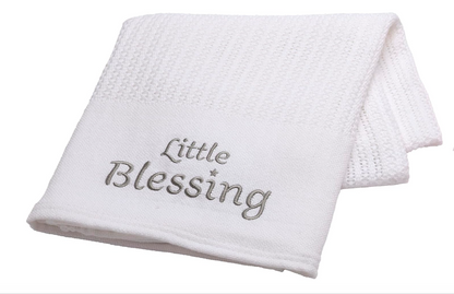 Sabanita de punto en Algodón para bebe con Bordado Unisex