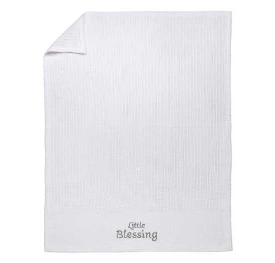Sabanita de punto en Algodón para bebe con Bordado Unisex