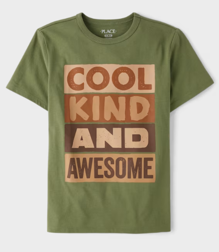 Camiseta estampada para niños marca Childrens Place