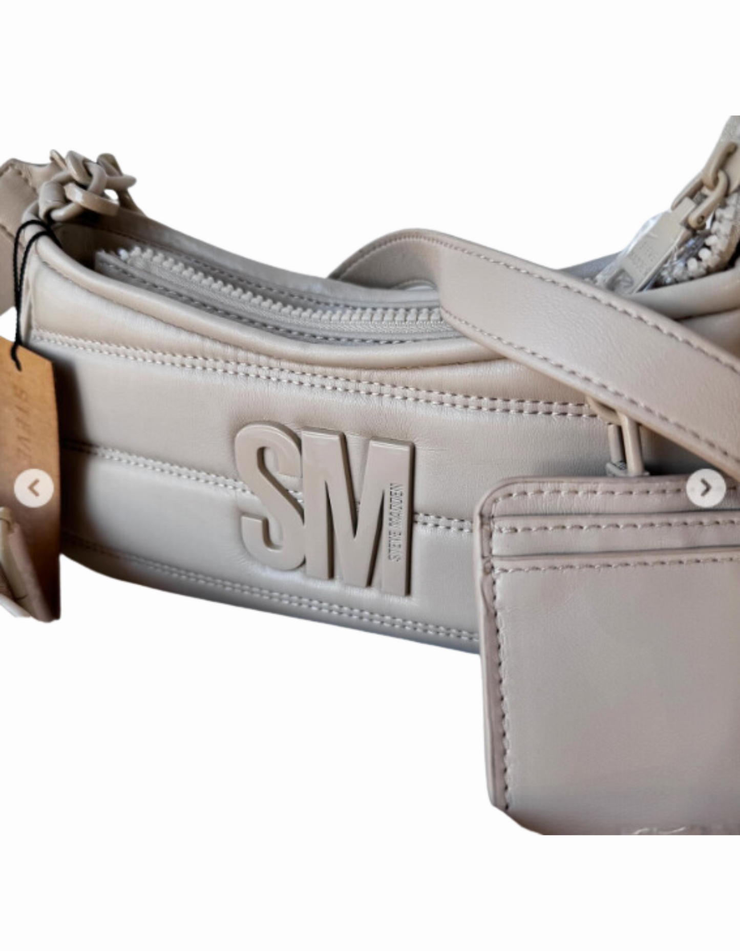 Cartera Crossbody Steve Madden Nude