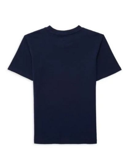Camiseta Tommy Hilfiger para niño color azul turqui con Logo lateral
