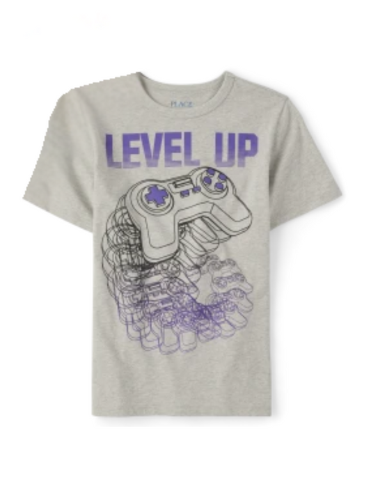 Camiseta estampado gamer para niños marca Childrens Place