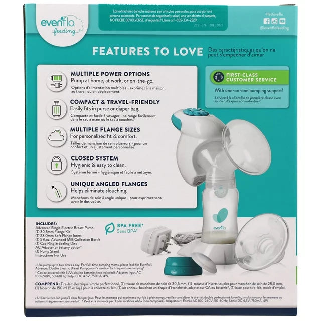 Extractor de Leche Evenflo: Comodidad y Eficiencia para Mamás Modernas/ buy4me – Buy4me