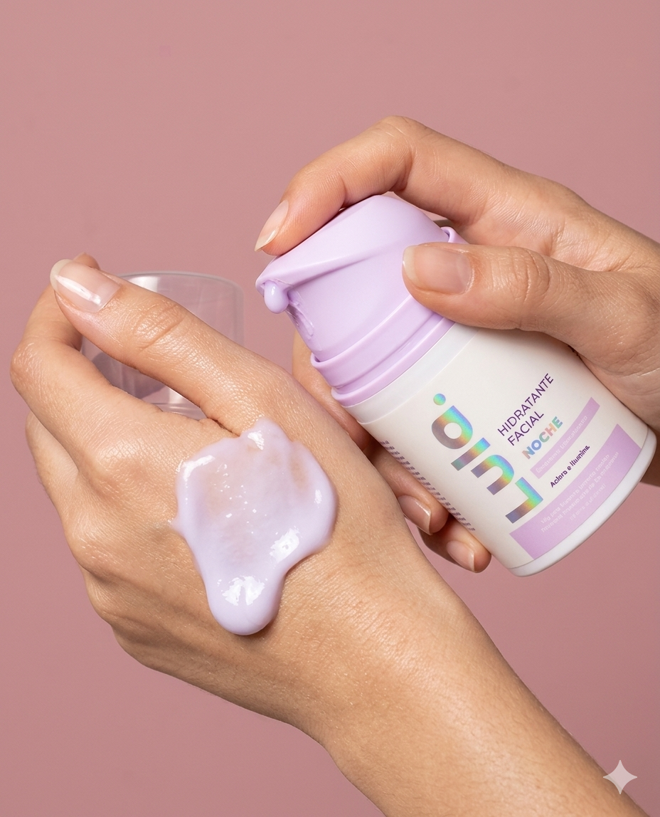 Hidratante facial de noche con ceramidas Lula