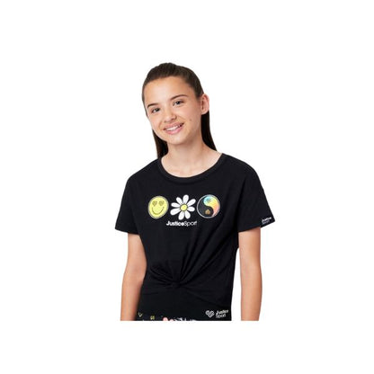 Camiseta negra Justice Sport