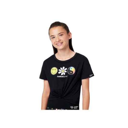Camiseta negra Justice Sport