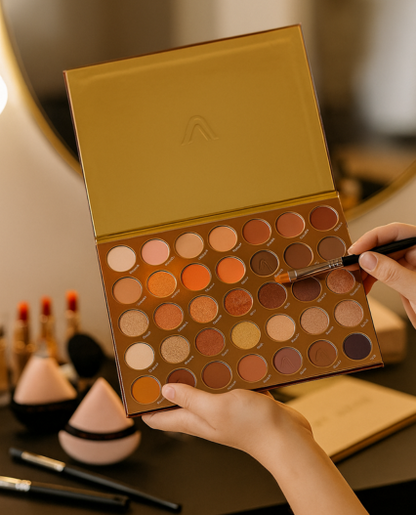 Paleta de sombras 35 tonos A-temporal  Makeup Expert Atenea