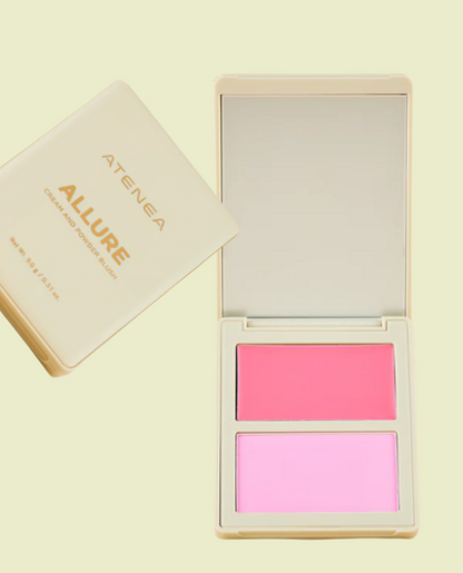 Rubor en Duo ALLURE Crema y polvo compacto Atenea