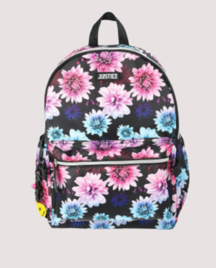Morral Pink Star  Justice Set con lonchera y cartuchera para jovencitas