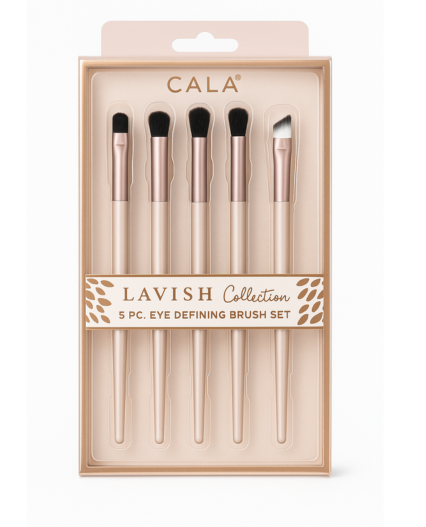 Set de Brochas para Ojos CALA Lavish Collection – 5 Piezas
