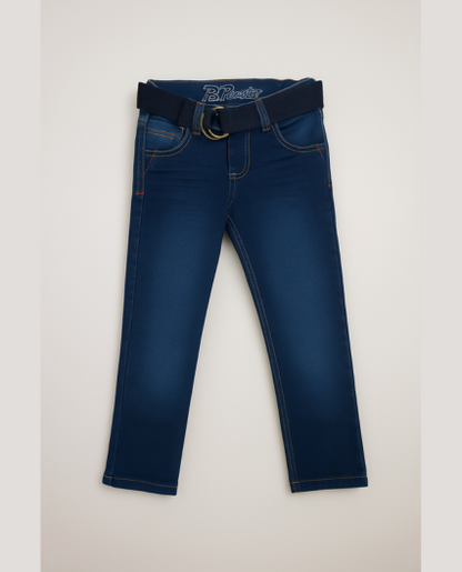 Jeans Niño con correa marca P y Punto