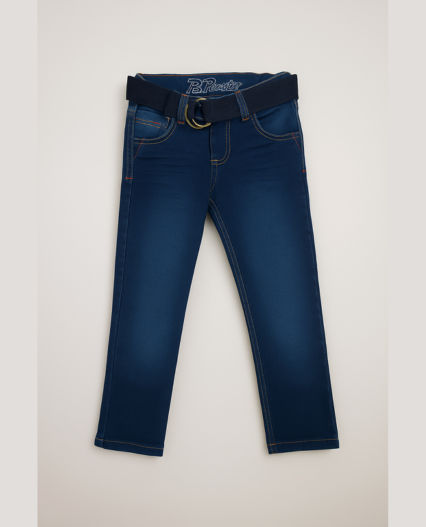 Jeans Niño con correa marca P y Punto