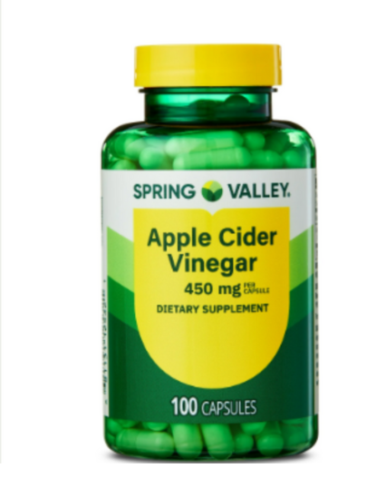 Vinagre de Manzana marca Spring Valley 100 capsulas