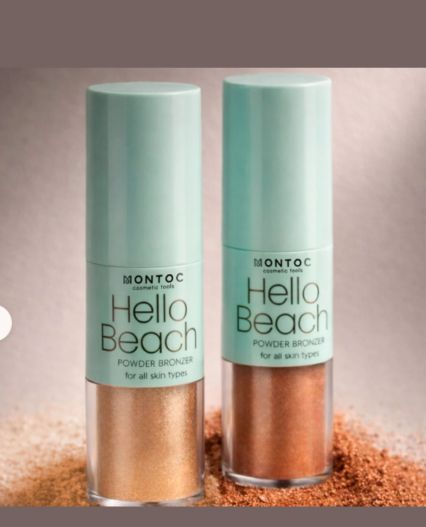 Hello Beach Polvo Bronzeador luminoso Montoc