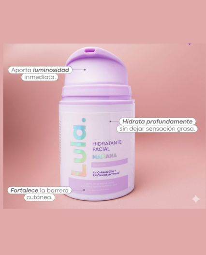 Hidratante facial de día con ceramidas Lula