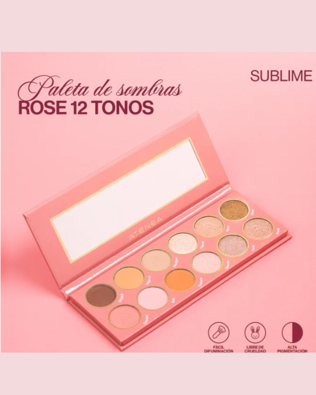 Sombras Sublime Rose Atenea