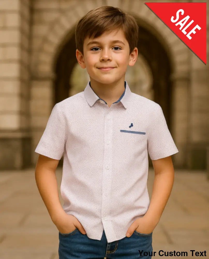 Camisa estampado rombos Tipo Casual para niño 6 Camisa