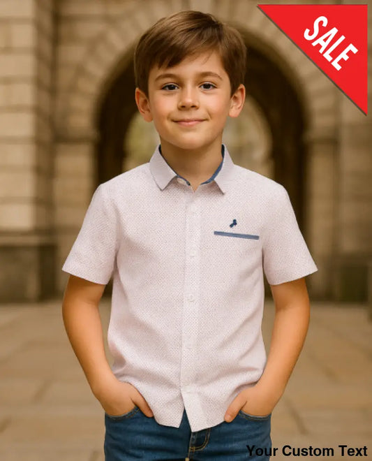 Camisa estampado rombos Tipo Casual para niño 6 Camisa