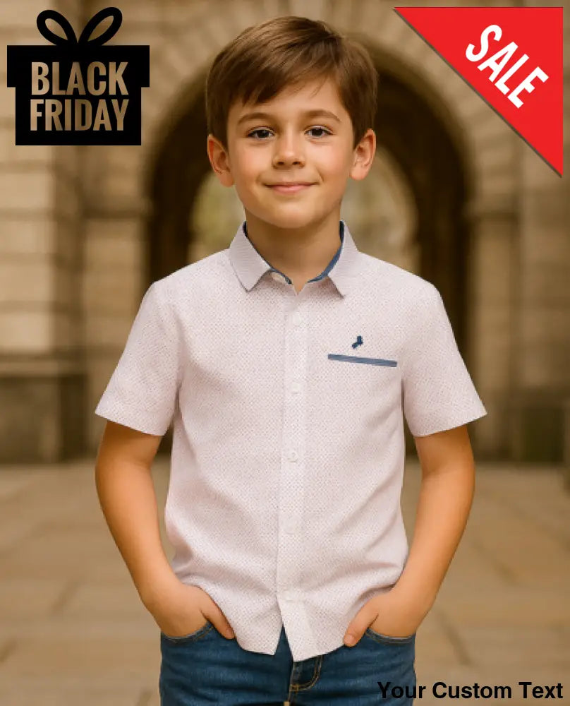 Camisa estampado rombos Tipo Casual para niño 6 Camisa